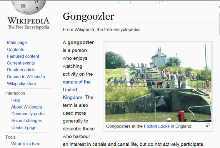 Gongoozler